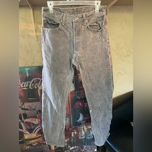 men’s gray 501 levi jeans W33 L34 
#levi #jeans #vintage #gray #501 #cute #nice